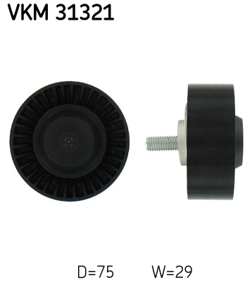 Rola ghidare/conducere, curea transmisie VKM 31321 SKF